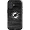 NFL Miami Dolphins Black & White iPhone 16 Plus Impact Case